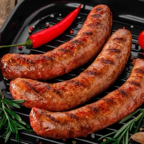 Longanizas artesanales doradas de Carnicería La Espiga